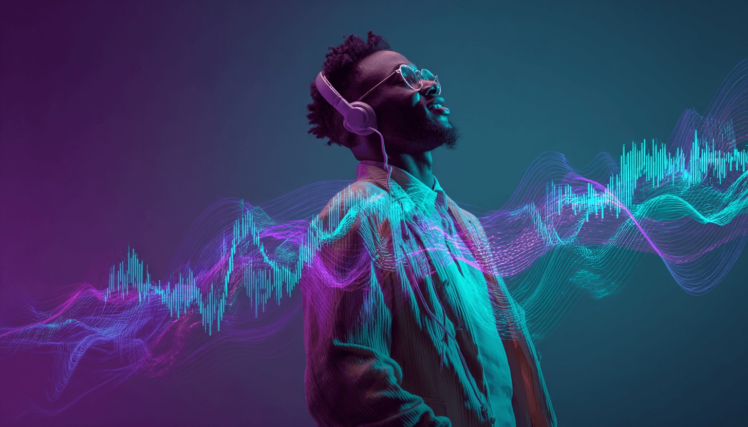 Professional results require professional workflows Creative professional surrounded by music production tools