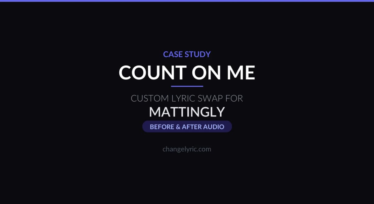 Count On Me Daddy Version - Bruno Mars father-child transformation