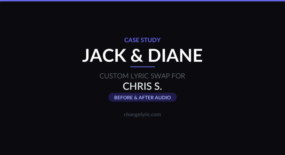 Jack and Diane by John Mellencamp - custom family lyric rewrite