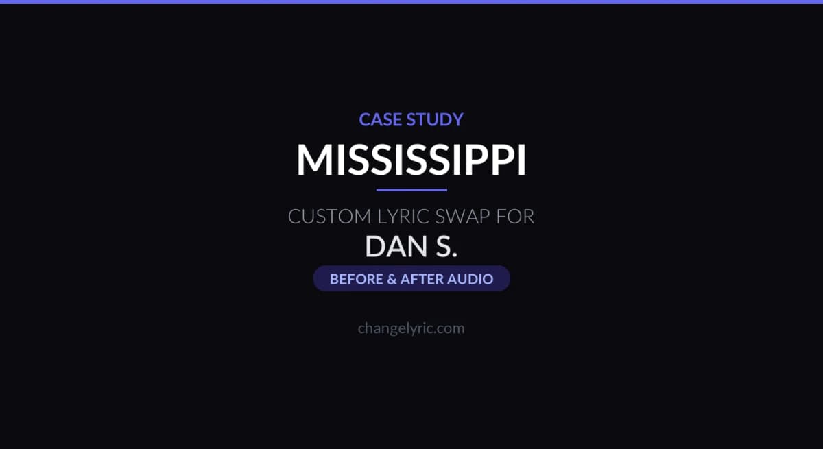 Mississippi to California - Geographic song transformation